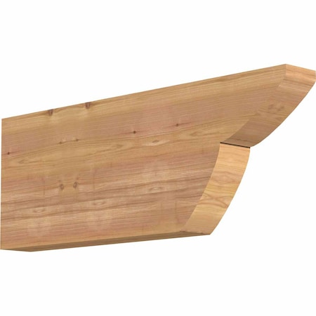 Ekena Millwork Crestline Smooth Rafter Tail, Western Red Cedar, 3 1/2"W x 12"H x 32"L RFT04X12X32CRE00SWR